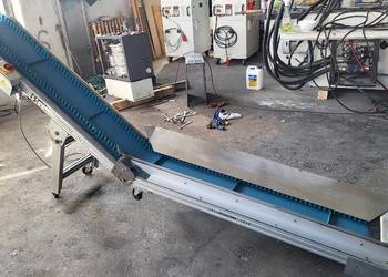 Taśmociąg łamany L SCHUMA PRO-WA 1400/1300/300/S20VK, przenośnik taśmowy