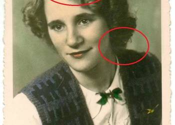 Stare zdjęcie fotografia kobieta okres międzywojenny