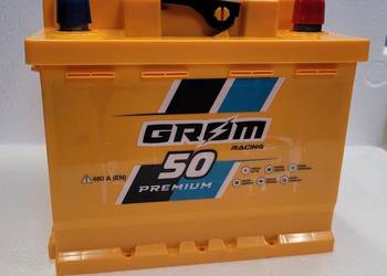 Akumulator 50Ah 480A EN Grom Racing  PRAWY PLUS