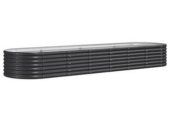 Podwyższona donica stal malowana proszkowo 296x80x36 cm WM-318926