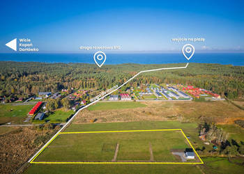 Działka nad morzem w Jarosławcu, blisko piaszczystej "plaży Dubaj"