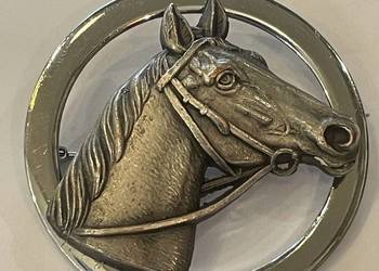 Broszka jeździecka vintage