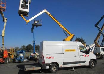 Podnośnik koszowy 12m TIME ETL-32 na samochodzie Renault Master