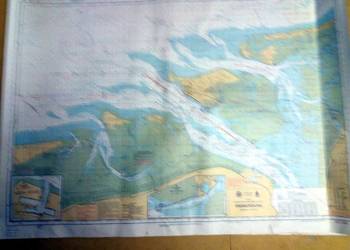 Mapa morska NIEMIECKA Eismuendung 16e94 kolor stan OK Unikat