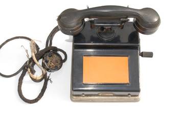 Stary telefon przedwojenny na korbę antyk unikat