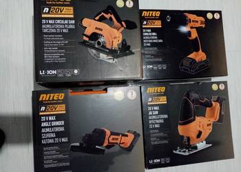 Zestaw elektronarzędzi akumulatorowych 4szt Nowe okazja