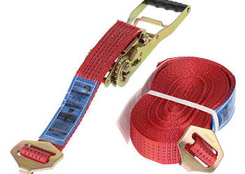 PAS TRANSPORTOWY  5,0T, 10M B=50MM, ERGO, 2 X HAKI KRONE, EN 12195-2