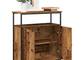 Szafka stare drewno 70x30x80 cm materiał drewnopochodny WM-857472