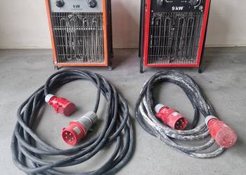 2 x Grzejnik elektryczny 9kW Dedra ded 9924 + przewód