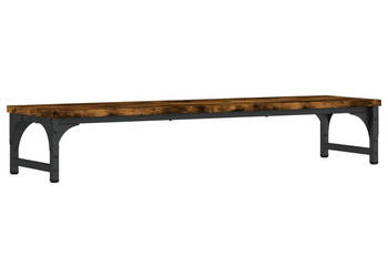 Podstawka pod monitor przydymiony dąb 85x23x155 cm WM-834007
