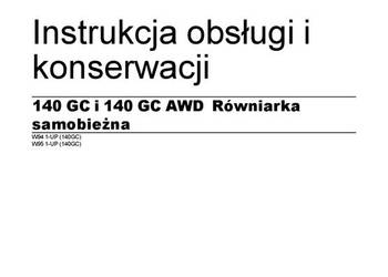 CATERPILLAR 140GC 140GC AWD Równiarka samobieżna DTR  Instrukcja obsługi