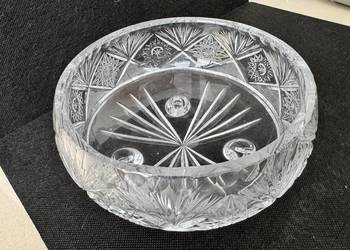 Kryształ miska kryształowa misa naczynie szklane stare szkło pojemnik