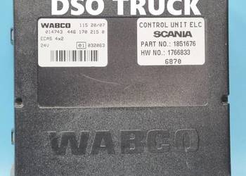1851676 1766833 4461702150 Sterownik Moduł Poduszek ECAS 4x2 Scania