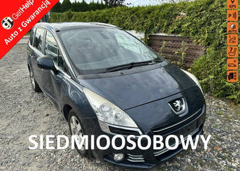 Peugeot 5008 7 miejsc, mocna benzyna, klimatronik, nawigacja, DVD, opony w…