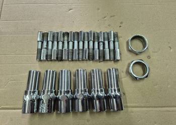 Harley WL WLA WLC - osłony popychaczy, śruby głowic, nakrętki portek