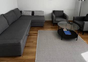 Sprzedam narożnik /z funkcją spania/ + dwa fotele/kolor -szary/