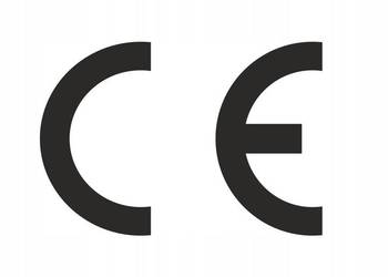 Certyfikat CE naklejka CE 1000 szt 10 mm biała