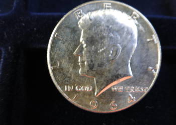 1964 John F.Kennedy Half Dollar srebrna moneta