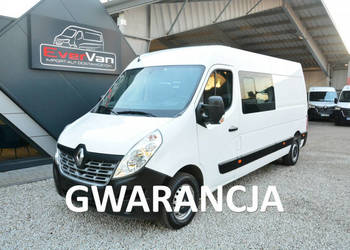 Renault Master 7 osobowy brygadówka doka max pełna opcja servis 100tys.km!!
