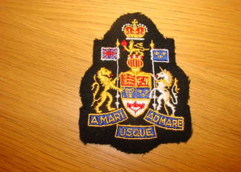 Royal Canadian Navy naszywka z mottem