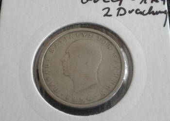 2 Drachmy 1954 r-Grecja. 2 Drachmy 1954 r-Grecja.