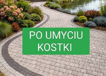 Mycie, czyszczenie kostki brukowej