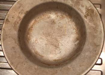 Talerz aluminiowy zabytkowy