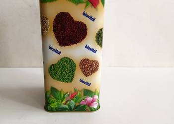 Puszka pudełko metalowe biovital