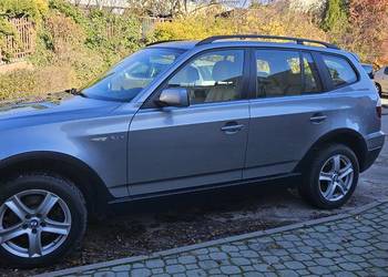 BMW X3 2.0D 177KM przebieg 258500 km stan bdb skrzynia manualna 2008r
