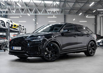 Audi RS Q8 600KM. Specyfikacja 852 000 zł. Gwarancja 10.2027. FV23%.