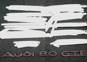 Emblematy Audi 80 GTE b2 typ81