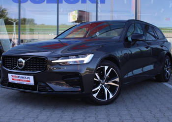Volvo V60, 2022r. FVAT23%, FullLED, Kamera, CarPlay, Skóra, Pam. Foteli