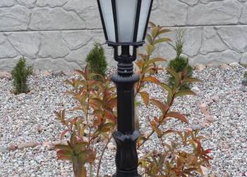 Piękna lampa żeliwna do ogrodu, lampa ogrodowa, 140cm