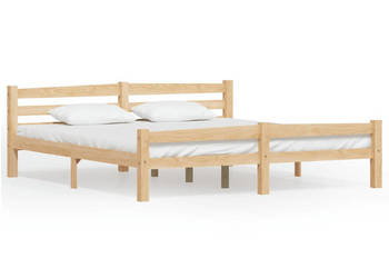 Rama łóżka z litego drewna sosnowego 180 x 200 cm WM-322066