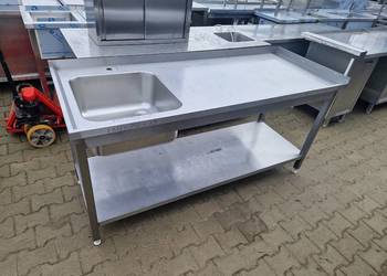 Zlew Gastronomiczny 1 Komorowy Z Półką 180/70/85