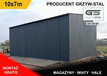 GARAŻ BLASZANY - Wiata - Hala - Magazyn - Blaszak - WIATY - GRZYWSTAL