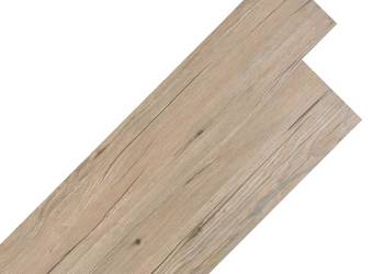 Samoprzylepne panele podłogowe, PVC, 5,21 m², 2 mm, brązowy dąb（SKU:330180）