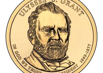moneta 1 Dolar - U. GRANT - 2011 rok CERTYFIKAT (X9344)