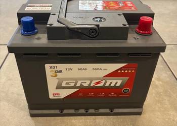 Akumulator Grom Efb Start&stop 60Ah 600A Prawy Plus