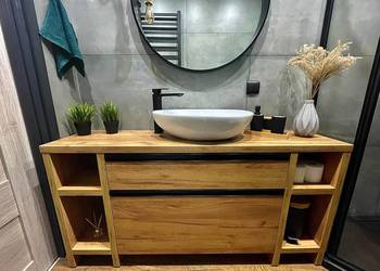 Szafka pod umywalkę 150 cm - meble łazienkowe - Bytom