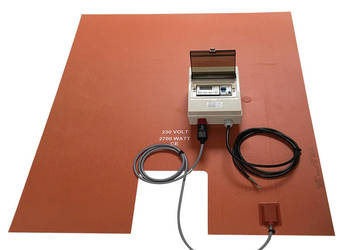 Silikonowy ogrzewacz dna pojemnika IBC 1 x 2700W