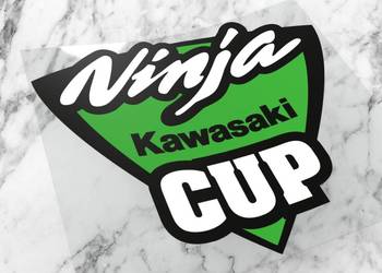 Naklejka NINJA CUP 10 x 9 cm kawasaki motogp race