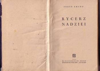 (904) RYCERZ NADZIEI - JORGE AMADO