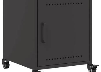 Szafka nocna czarna 36x39x435 cm stal WM-846614