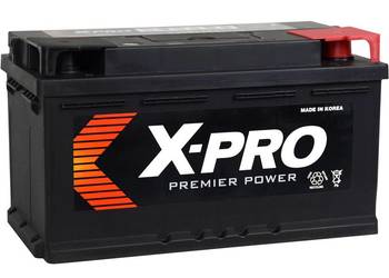 Akumulator X-PRO 80Ah 680A EN niski Prawy Plus