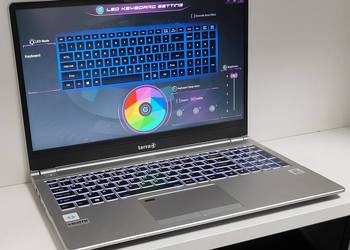 Laptop Intel i7-10510u 16GB-D4 15.6" SSD-512G W11 RGB NOWA bateria Gwar-6m