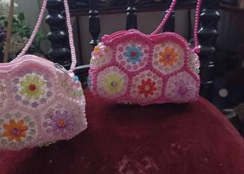 TOREBECZKI Z KORALIKÓW RĘKODZIEO OBIE 150ZL BEZ ROZDZIELANIA