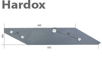 Płoza długa HARDOX 20017/L części do pługa NIEMEYER