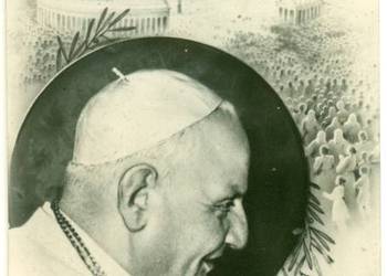 Papież Jan XXIII kartka świąteczna