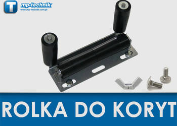 Rolki kablowe proste do przeciągania kabli w korytach